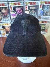 WOMENS Oakland Las Vegas Raiders New Era 9twenty Corduroy Black Strapback Hat 