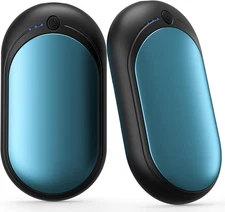 Rechargeable Hand Warmers 6000mAh - 2 Pack Portable USB Heater for Outdoors