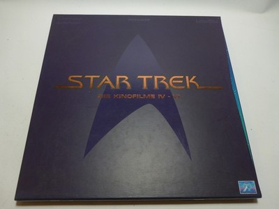 Laser Disc Bildplatte Star Trek Die Filme 4 - 6 IV - VI plus teil 7 VII  Deutsch