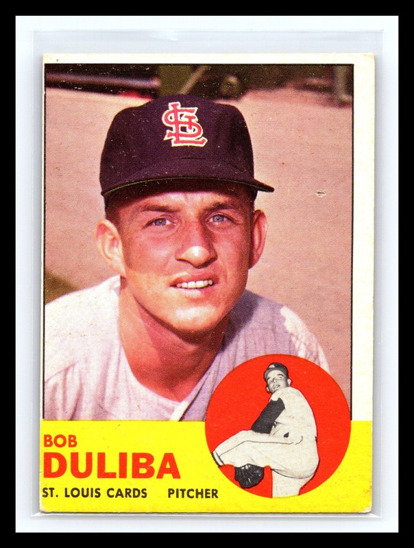 1963 Topps Bob Duliba #97 - Vintage Baseball Card 