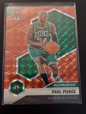 2020-21 Mosaic Basketball Paul Pierce All-Time Greats Red Mosaic Prizm #285