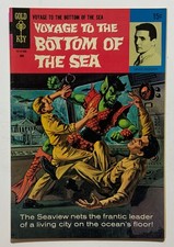 VOYAGE TO THE BOTTOM OF THE SEA # 15 Silver 1969 Fine Gold Key COMIC EC