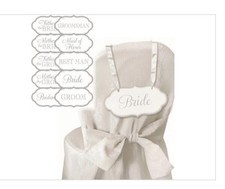 Bridal Party Chair Signs Kit 16pc 