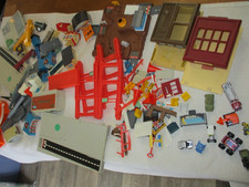 HUGE LOT vintage micro machines galoob town track cars fram parts toys