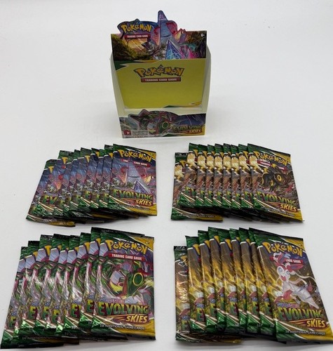 Pokemon Evolving Skies 9 ARTSETS w/ Display & Acrylic Case (36 Packs Total)