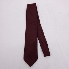 Brooks Brothers Necktie Mens REG Burgundy Red Micro Weave Silk Made in USA New