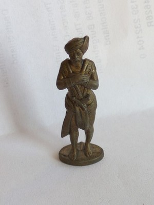 ü ei Metallfigur Britisch Indien Tempelwächter 1989