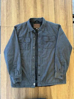 Rugged Elements Men's X-Large Tech Utility Jacket Gray Heather Shacket Quilted