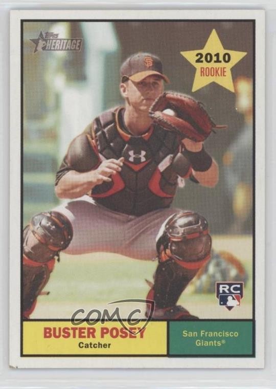 2010 Topps Heritage Buster Posey #114 v6g