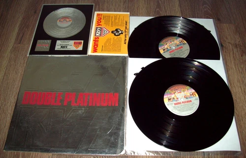 KISS DOUBLE PLATINUM LP ORIG 1ST PRESS 1978 COMPLETE INSERTS  NBLP 7100-2  EX