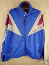 Vintage USA Olympic Jacket Pants Set Large Colorblock Windbreaker 90s JCPenney