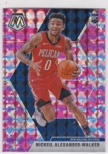 2019-20 Panini Mosaic Pink Camo #205 Nickeil Alexander-Walker Rookie Card S54. rookie card picture
