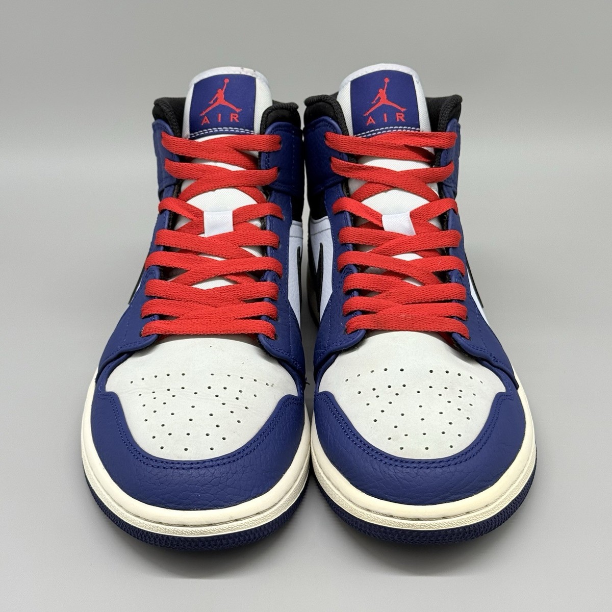 Air Jordan 1 Retro Mid SE Deep Royal Blue Shoes Sneakers 852542