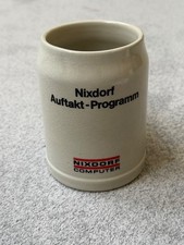 Nixdorf Computer - Bierkrug Nixdorf Auftakt-Programm NAP - 70/80er Jahre