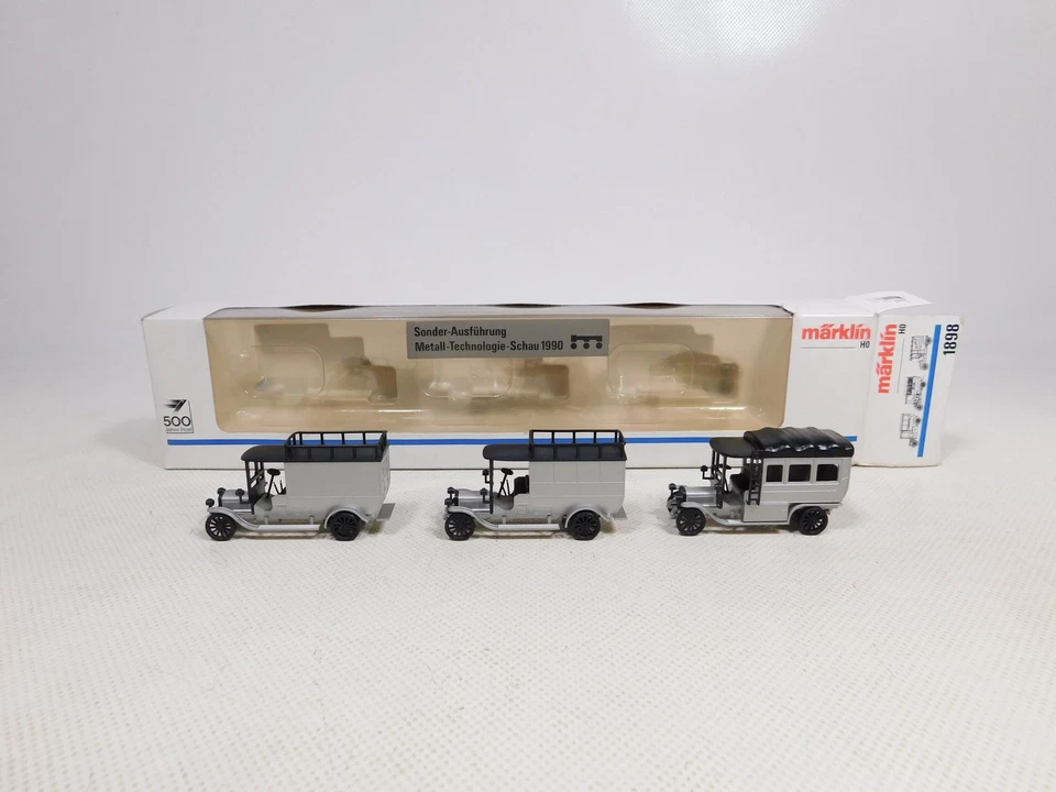 Märklin MHI H0 1:87 Set Metall Tecnologia Mostra 1990 (1898) Mint+Box #EC719-0,5 - Immagine 2 di 4