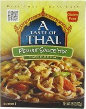 Peanut Sauce Mix Packets | Authentic Thai-Style Sauce with Ground Peanuts &