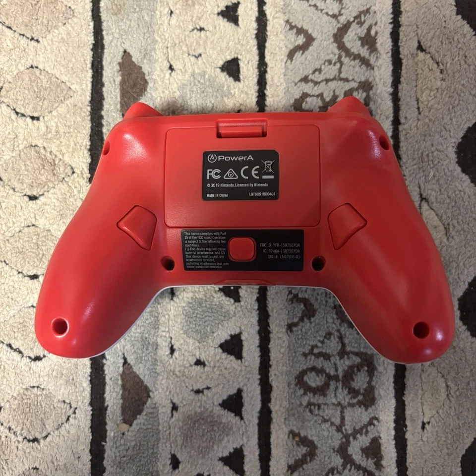 Controlador de movimiento inalámbrico mejorado PowerA para Nintendo Switch - blanco/rojo Foto 2 de 4