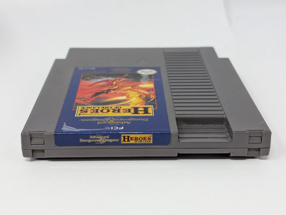 Advanced Dungeons & Dragons: Heroes of the Lance (Nintendo, NES, 1991) - Image 3 of 3
