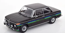 KK scale KKDC181322 1/18 BMW 2002 Alpina 1974 Black Diecast Model Car