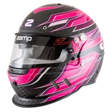 Zamp H781C34L RZ-67D SA2025 Racing Helmet, Flor Pink, Large