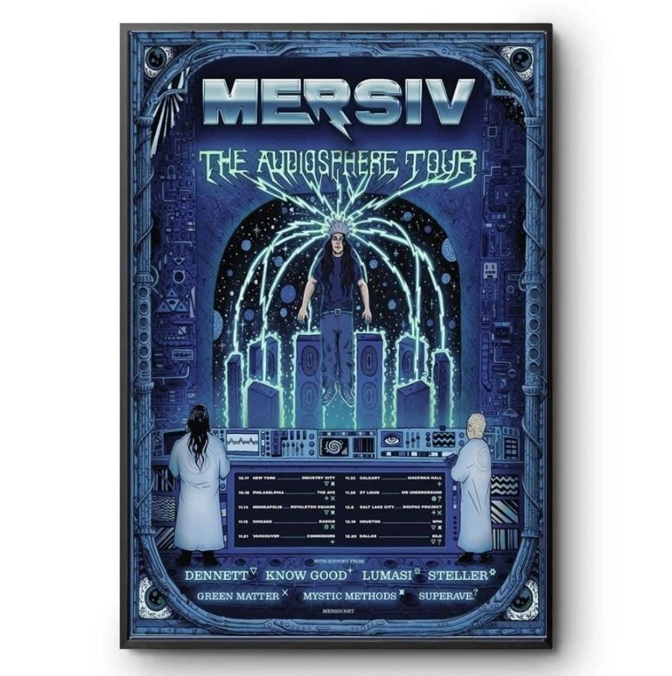 Mersiv The Audiosphere Tour 2025 Poster