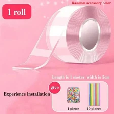 Nano Bubble Adhesive Tape Multi-Purpose Reusable Non-Residue Glue For DIY Crafts