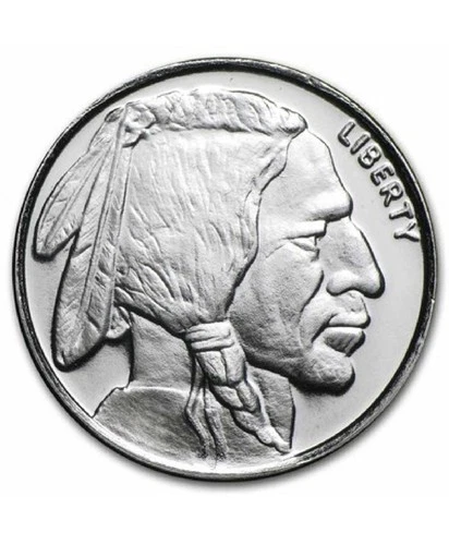 1/10 (0.10) Troy Ounce oz .999 Silver Buffalo Round 🦬 🇺🇸