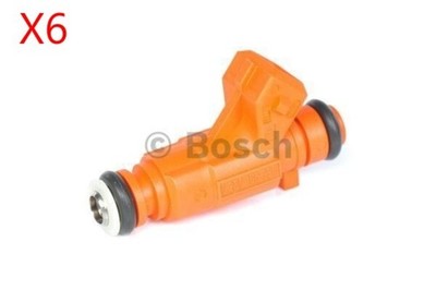 BOSCH x6 pcs Injector For PEUGEOT CITROEN 1007 206 Cc Sw 307 405 II 0280156034