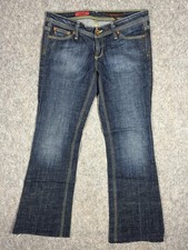 AG Adriano Goldschmied The Merlot Jeans 27R Women Bootcut Dark Wash USA Made