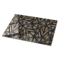 Glas Tischplatte Mit Motiv Zum Schutz Des Tisches Abstraktion Aus Holz 100X60 Cm