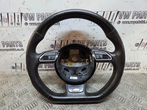 AUDI A4 B8 S-LINE FLAT BOTTOM MULTIFUNCTIONAL STEERING WHEEL 8K0419091CN 08-15
