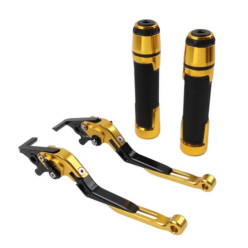 For Ducati Monster 659 Folding Extendable Brake Clutch Levers Handlebar Grip Set - Picture 8 of 10