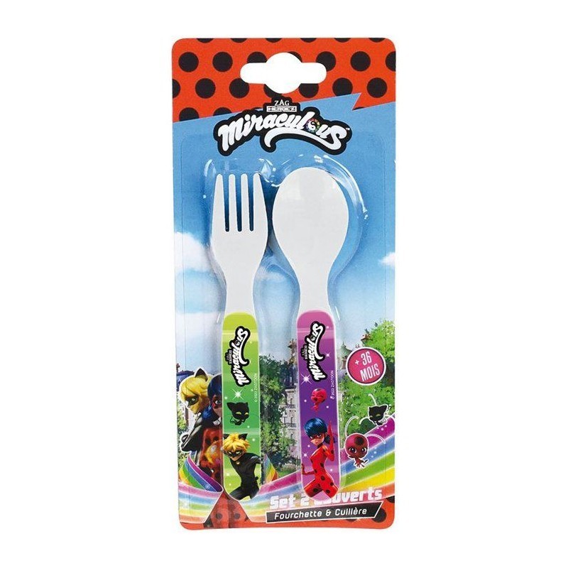 Vaisselle enfant incassable Miraculous Ladybug pour éviter les catastrophes