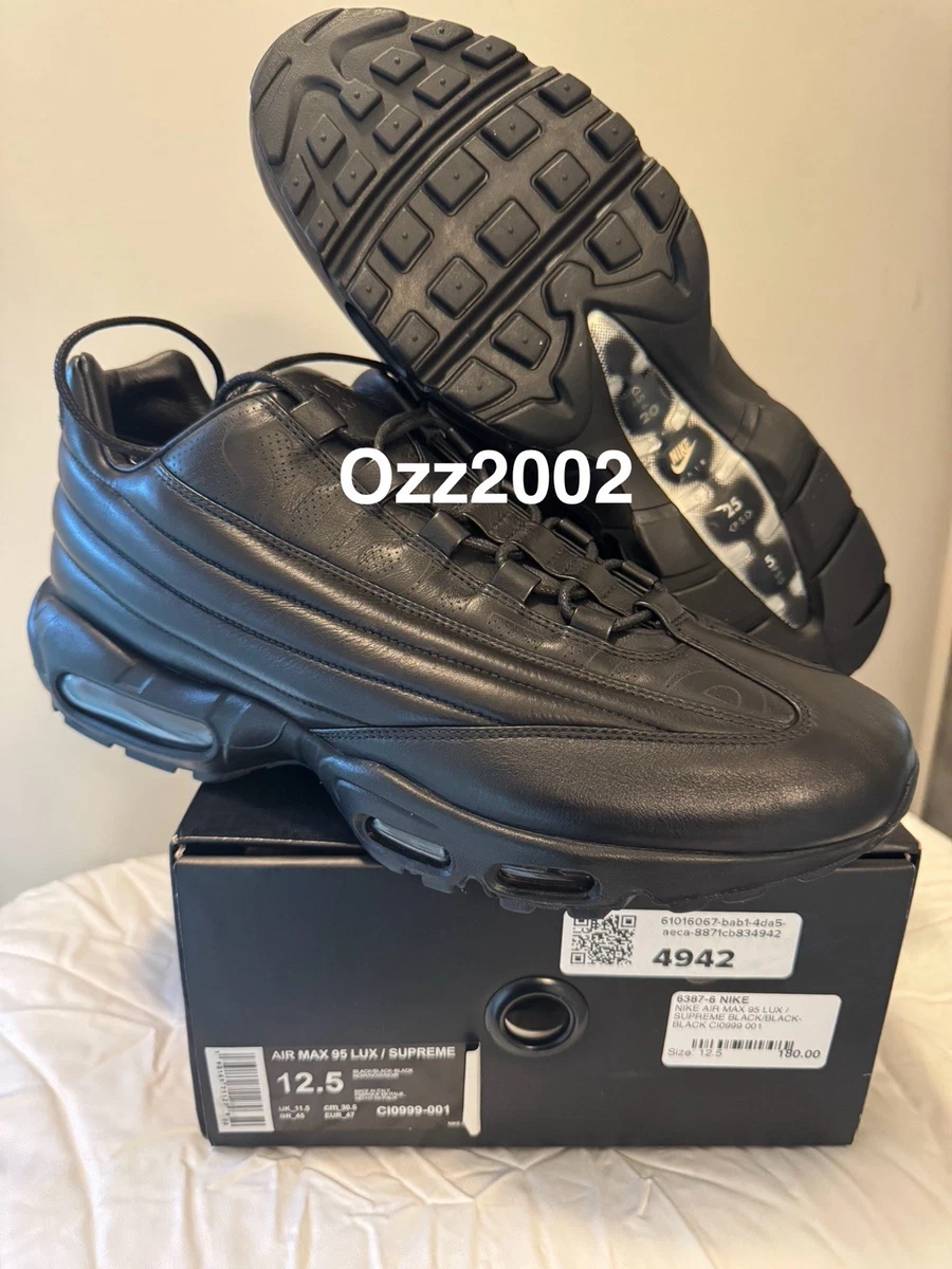 Nike Supreme x Air Max 95 Lux Black for Sale - Authenticity