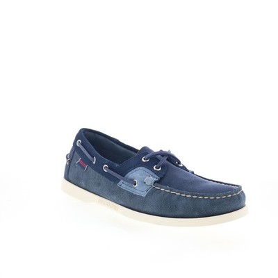 Sebago Manitou Loafers Navy Blue Suede Boat Shoes Slip On Docksides Men\'s Sz 12 Sebago Men main image 4
