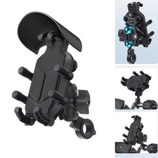 Motorcycle Bike Phone Holder Sunshade Cover Anti-Shake Cell Phone Holder Mount