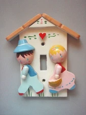 IRMI Wooden Light Switch Cover  Baby Nursery Decor Pre-owned   Jack Jill?