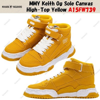MMY Keith OG Sole Canvas High-Top Yellow A15FW739