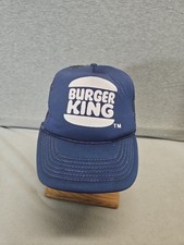 Vintage Mesh Trucker Hat Adjustable Burger King G1