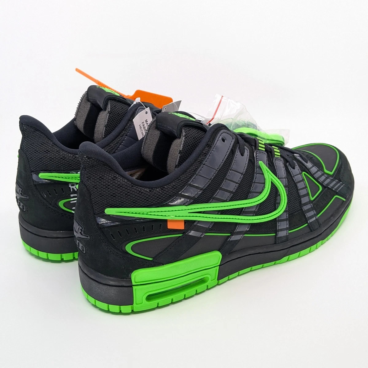 Nike Air Rubber Dunk x Off-White Low Green Strike | eBay