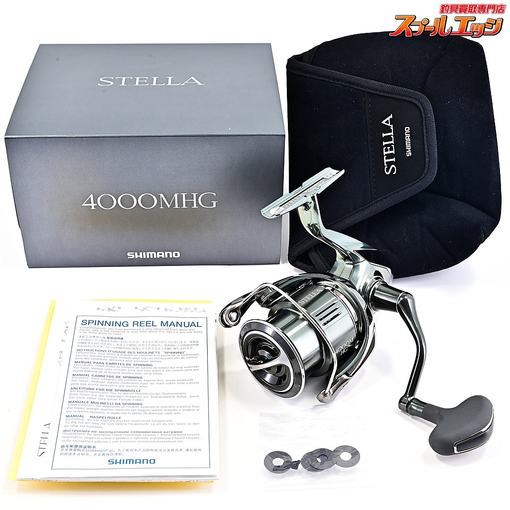 超美品　22 STELLA 4000xg Near Mint] Shimano 22 Stella 4000XG Spinning Reel Ship w/Box