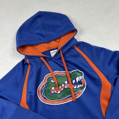 Florida Gators Sweatshirt Mens L Blue NCAA Football Hooded Pullover Fleece