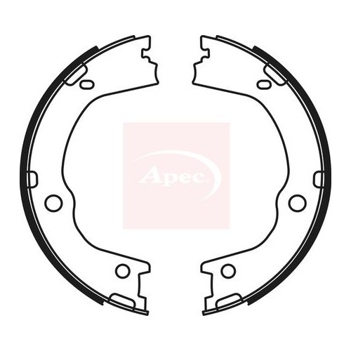 Apec Apec BremsbeläGe Hinten FüR Ssangyong Korando CK 2010 SHU788-image