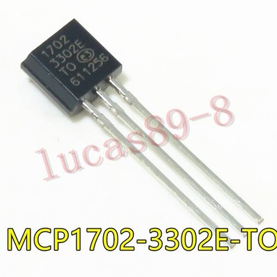 10PCS MCP1702-3302E/TO 1702-3302E 250 mA Low Quiescent   LDO Regulator *nl