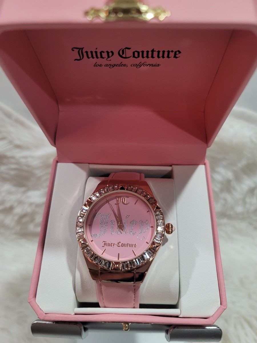 Vintage Juicy Couture Women\'s Wristwatch Pink face 5.75\
