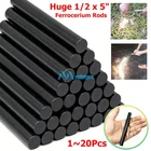 Lot Ferrocerium Rod Huge 1/2 x 5" Flint Fire Starter Survival Magnesium Rods