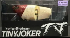 DRT TiNY JOKER TJ RED HEAD #2 Color 1.5on 3.6inch Topwater Lure Hot Item Japan