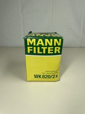 Image of MANN-FILTER WK 820/2 X Fuel Filter Inline 87mm Diesel Cars Transporters VW