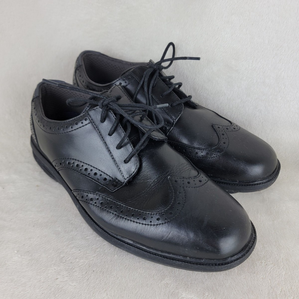 Nunn Bush Mens Comfort Gel Slip Resistant Black Leather  display picture 3
