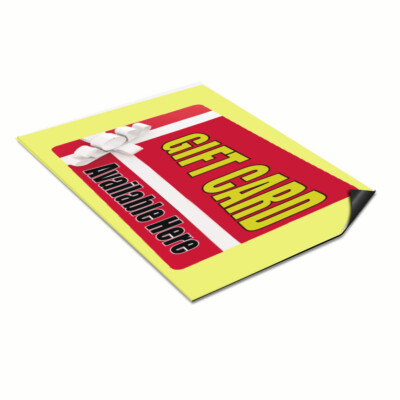 Car Magnet Set of 2 Gift Card Available Here B Car Advertising Industrial Sign